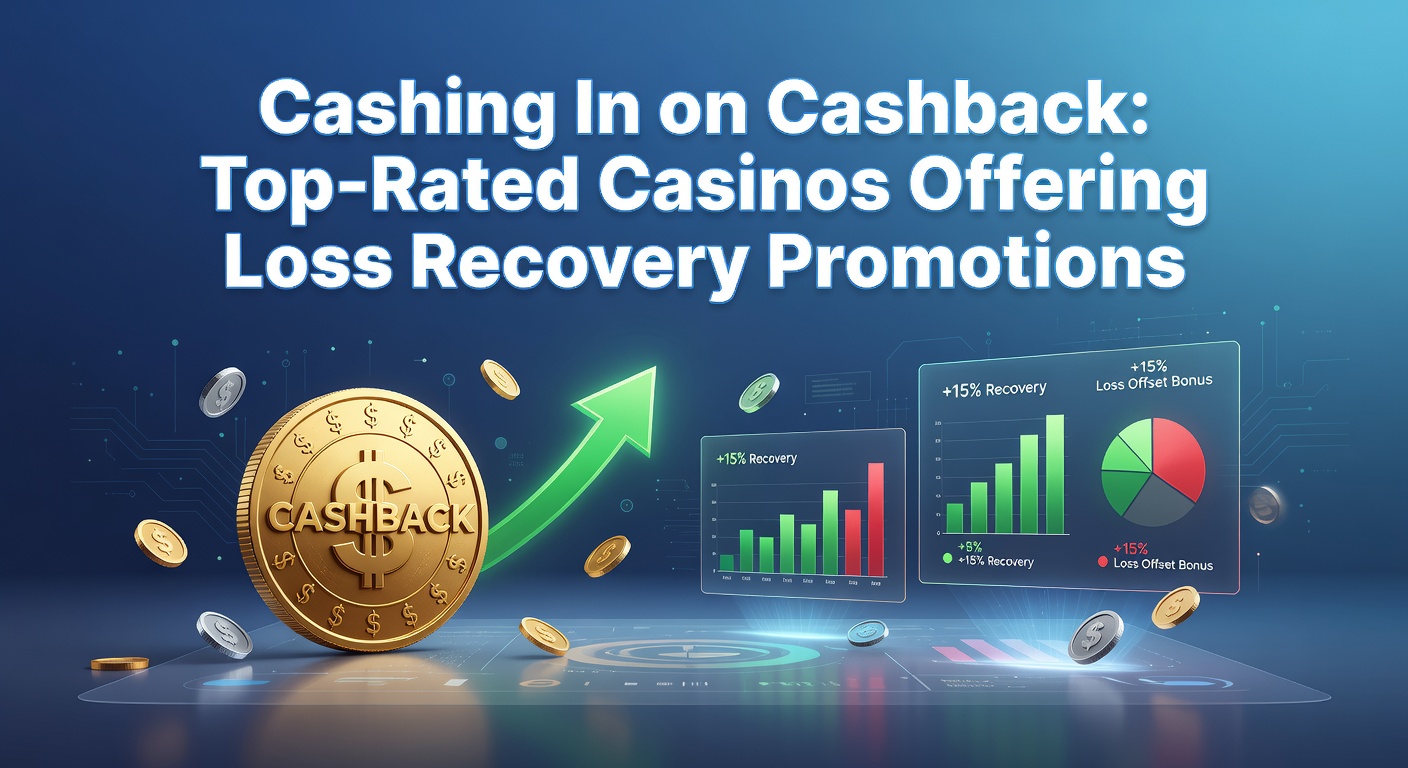 Vibrant graphic showing casino chips transforming into cashback rewards, highlighting loss recovery promotions in online gaming