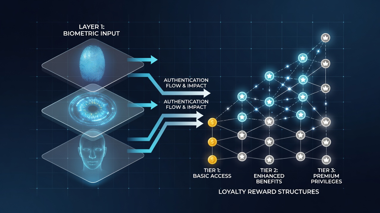 Cross-platform esports betting dashboard displaying loyalty tier progression and biometric verification status